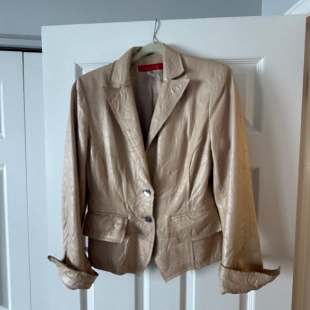 Anne Klein Leather Jacket